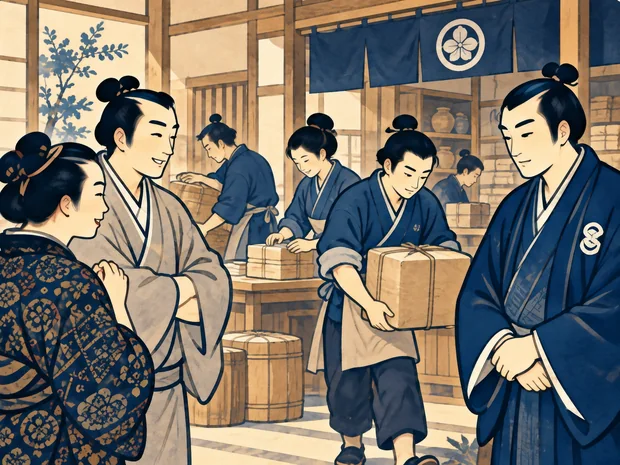 新しい仲間が加わり、活気が戻った店先で笑顔の店主たち